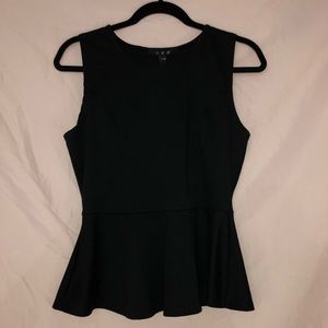 Sleeveless Peplum Top